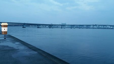 雨後は若干状況の変化あり。でも時合に5匹ゲット。